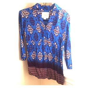 Anthropologie beautiful blue top